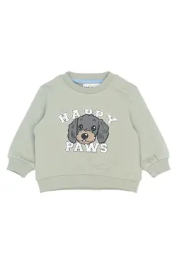 Sacarias Sweatshirt - Aqua gray | Kläder - Toppar - Koftor, västar & tröjor | BabyMode