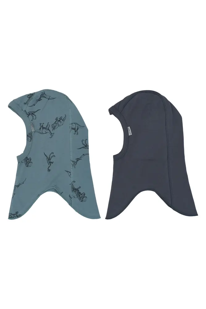 Mikk-Line Balaclava 2-pack - Dino Stroke AOP - 74/80