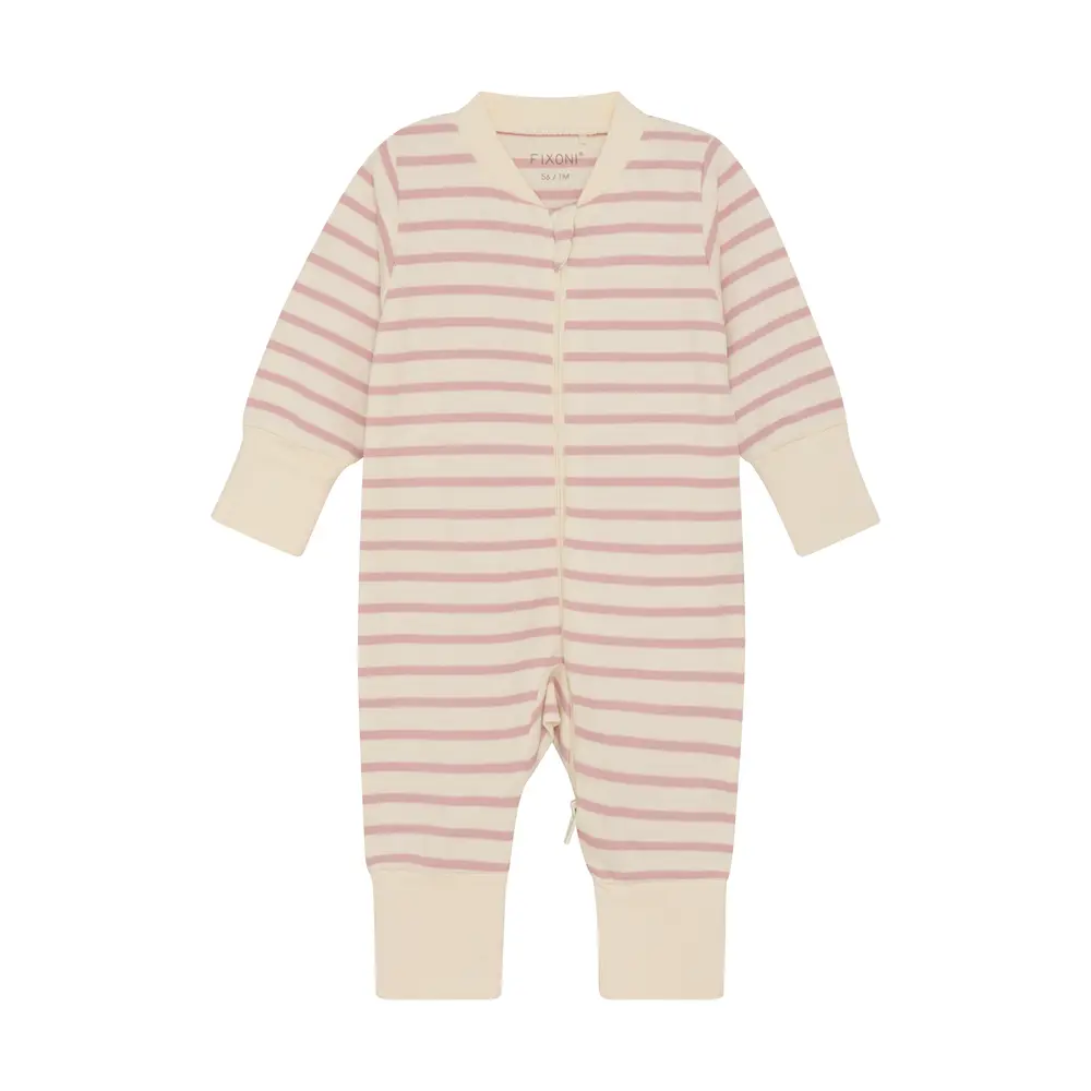 Pyjamas med Dragkedja - Shadow Gray - 62 | Barnkläder - Underkläder & pyjamas - Pyjamasar | BabyMode