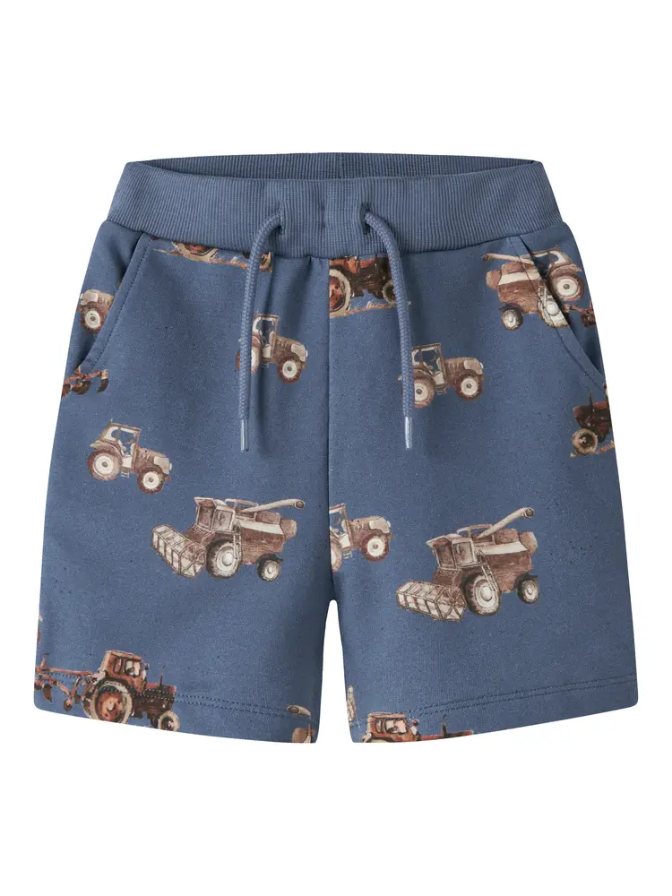 Name It Janol Sweat Shorts - Vintage Indigo - 110 | Barnkläder - Underdelar - Shorts | BabyMode