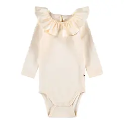 Långärmad Body Foss - Buttercream | Kläder - Bodys & overaller - Långärmad body | BabyMode