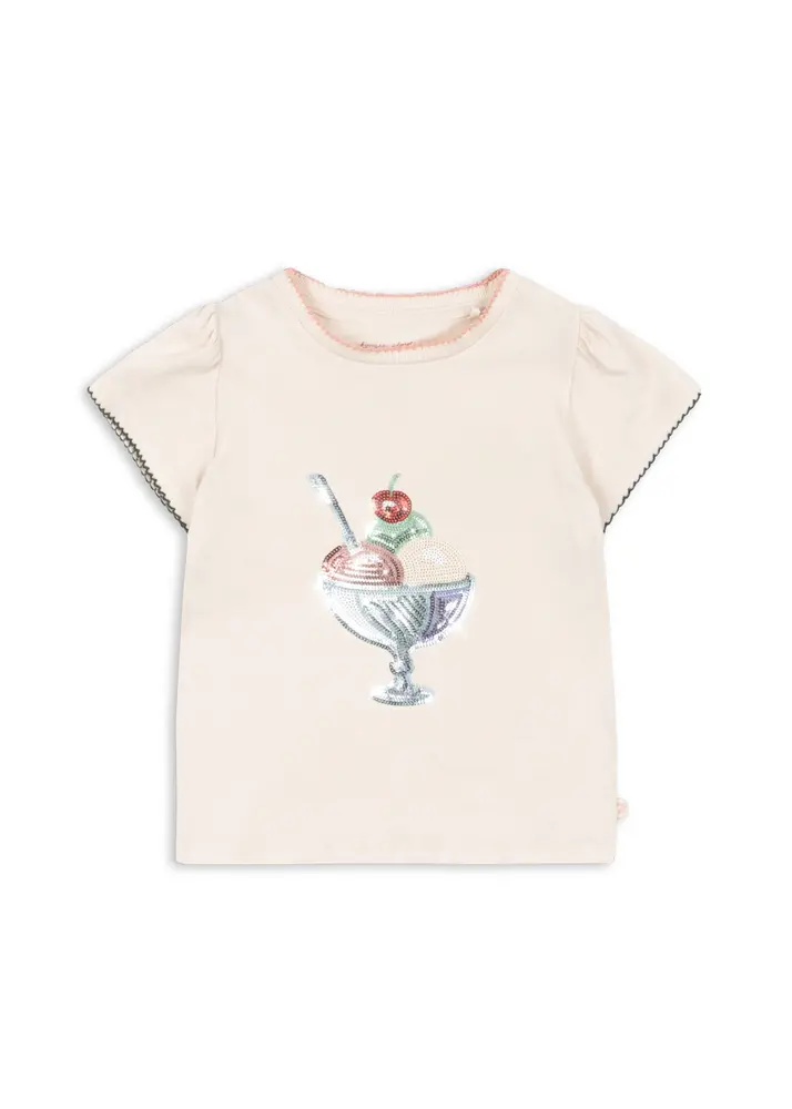 Famo Puff T-Shirt - Buttercream - 3 ÅR | Barnkläder - Toppar - T-shirts & toppar | BabyMode