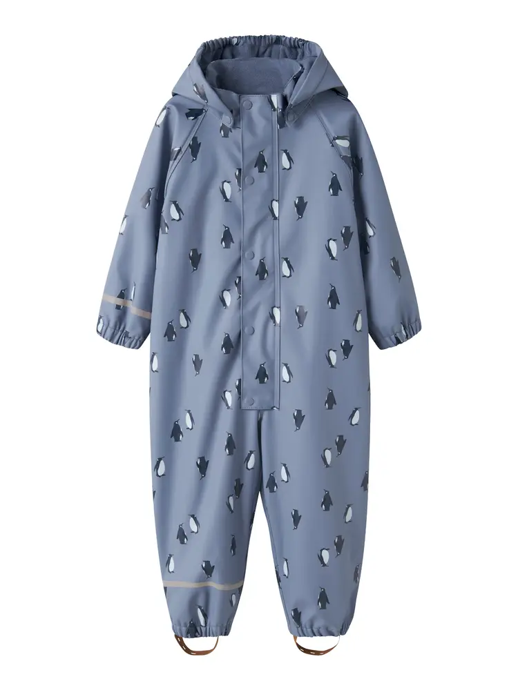 Name It Regnoverall m. Fleece - Country Blue - 104