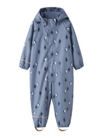 Name It Regnoverall m. Fleece - Country Blue