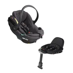 Go Beyond² inkl bas - Dark Grey Mélange | Bilbarnstolar | BabyMode