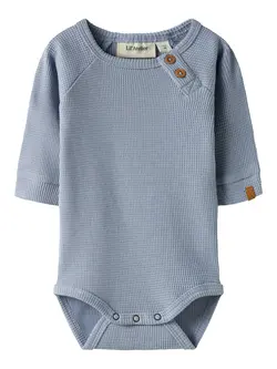 Balto Långärmad Body - Zen Blue | Kläder - Bodys & overaller - Långärmad body | BabyMode