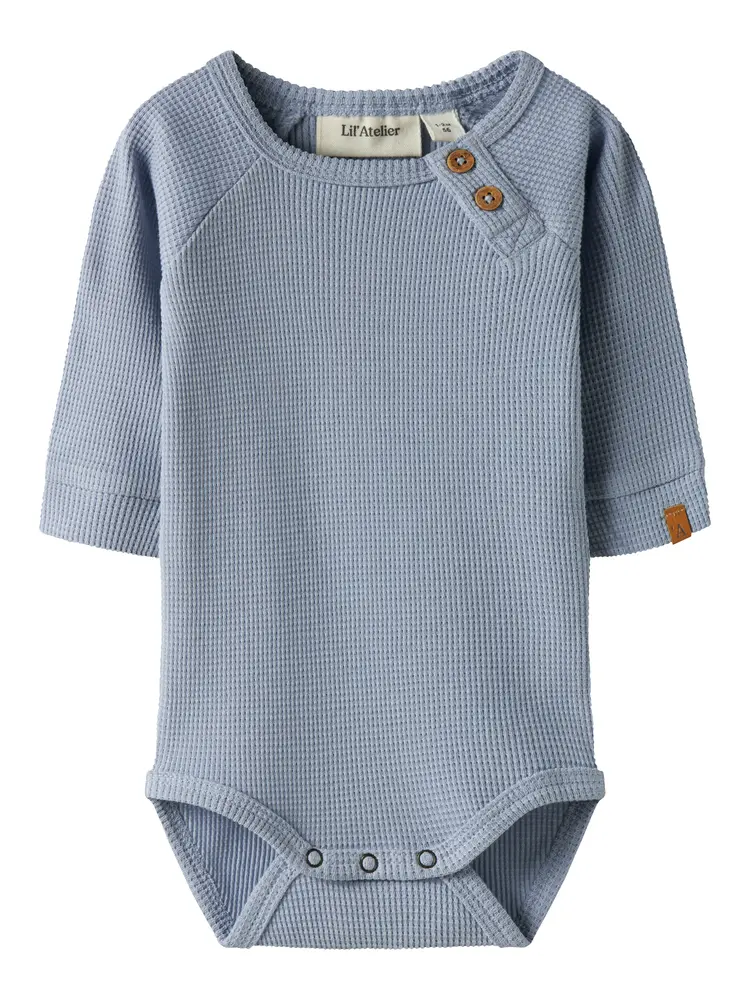 Balto Långärmad Body - Zen Blue - 68 | Barnkläder - Bodys & overaller - Långärmad body | BabyMode