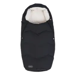Åkpåse Urban - Black Cream | Barnvagnar - Barnvagnstillbehör - Åkpåsar | BabyMode