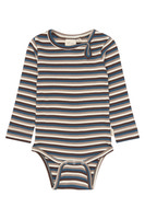 Petit Piao Song Långärmad Body - Key Largo Multistriped