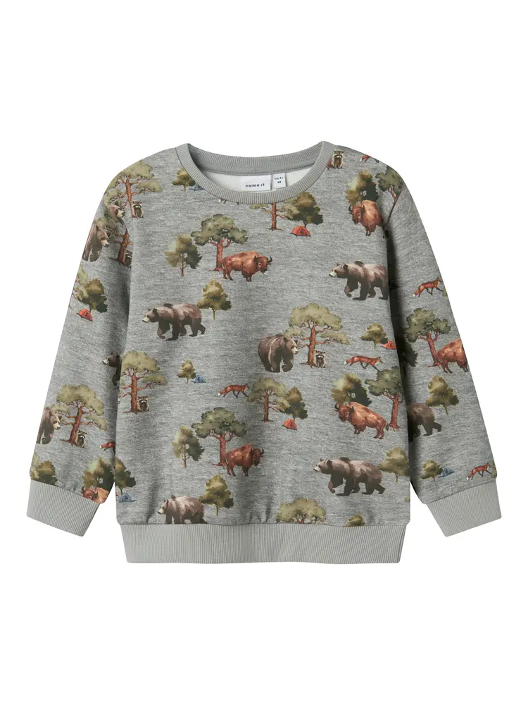 Olin Sweatshirt - Grey Melange  - 98