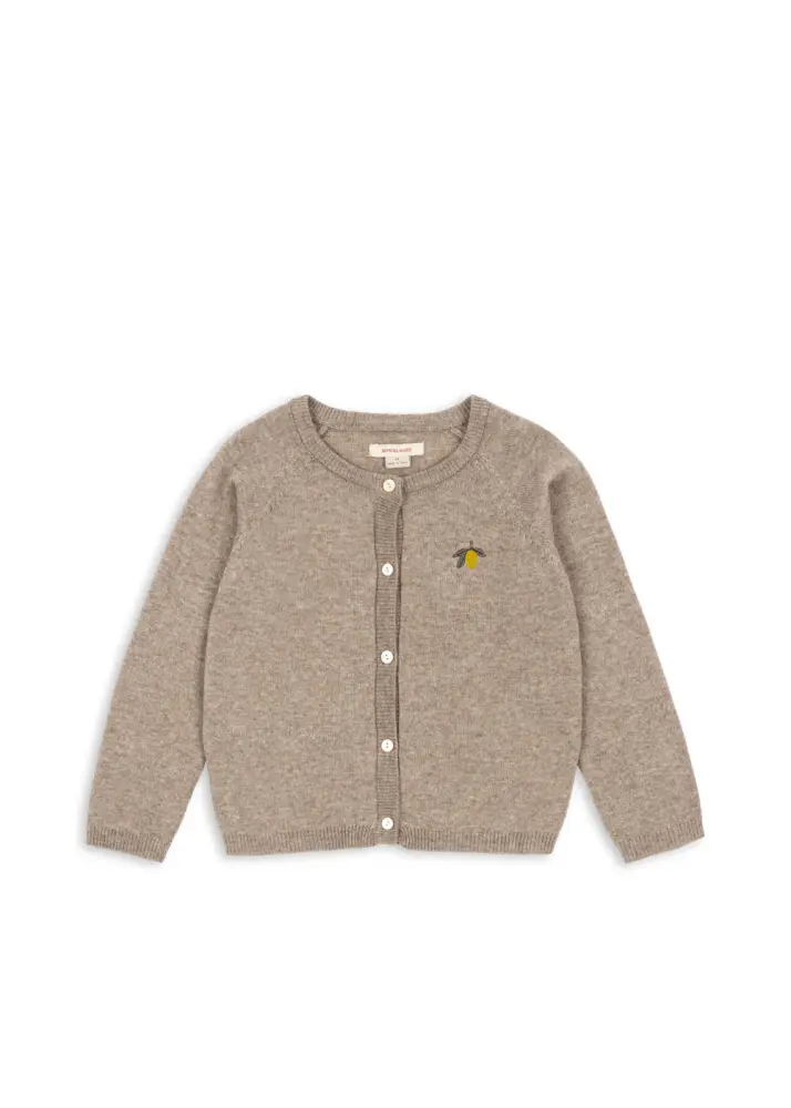 Mattou Kofta - Light brown - 9 MDR. | Barnkläder - Toppar - Koftor, västar & tröjor | BabyMode