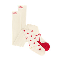 Minymo 2-Pack Strumpor - Eggnog