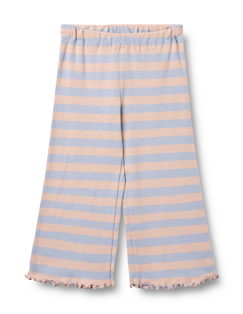 Ela Jersey Byxor - Powder Stripe - 104 | Barnkläder - Underdelar - Byxor | BabyMode