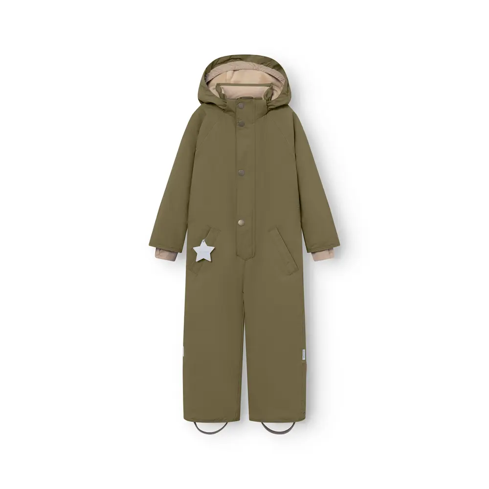 Mini A Ture Matwanni Fleecefodrad Vinteroverall - Kalamata Green - 4 ÅR/104