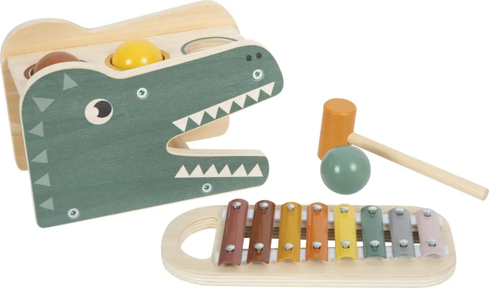 Xylophon med Hammare Safari | Leksaker - Kreativ lek - Musikaliska leksaker | BabyMode