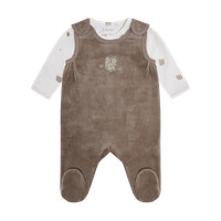 Fixoni Set m. Body och Velour Romper - Mountain Trail