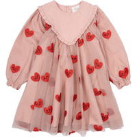 Nicoline LS Kjole - ADOBE ROSE