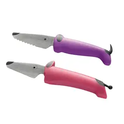 Knivset 2-pack - Rosa/Lila | Baby & Barn - Äta - Bestick | BabyMode