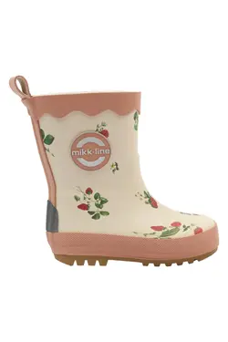 Gummistövlar m. Tryck - Strawberry AOP | Barnskor - Gummistövlar | BabyMode