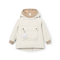 Mini A Ture Matbabywen Fleecefodrad Vinteranorak - Angora Cream