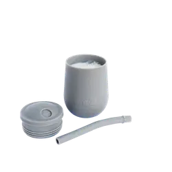 Ezpz Minimugg med Sugrör - Grå | Baby & Barn - Äta - Barnserviser | BabyMode