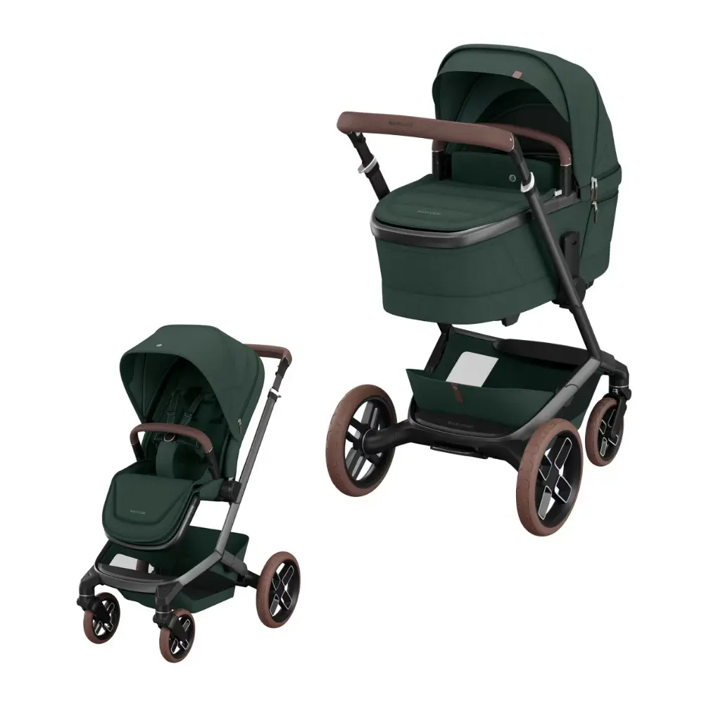 Maxi-Cosi Fame Duovagn - Twillic Green | Barnvagnar - Duovagnar - Alla duovagnar | BabyMode