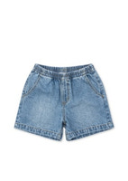 Magot Denim Shorts - Denim Blue