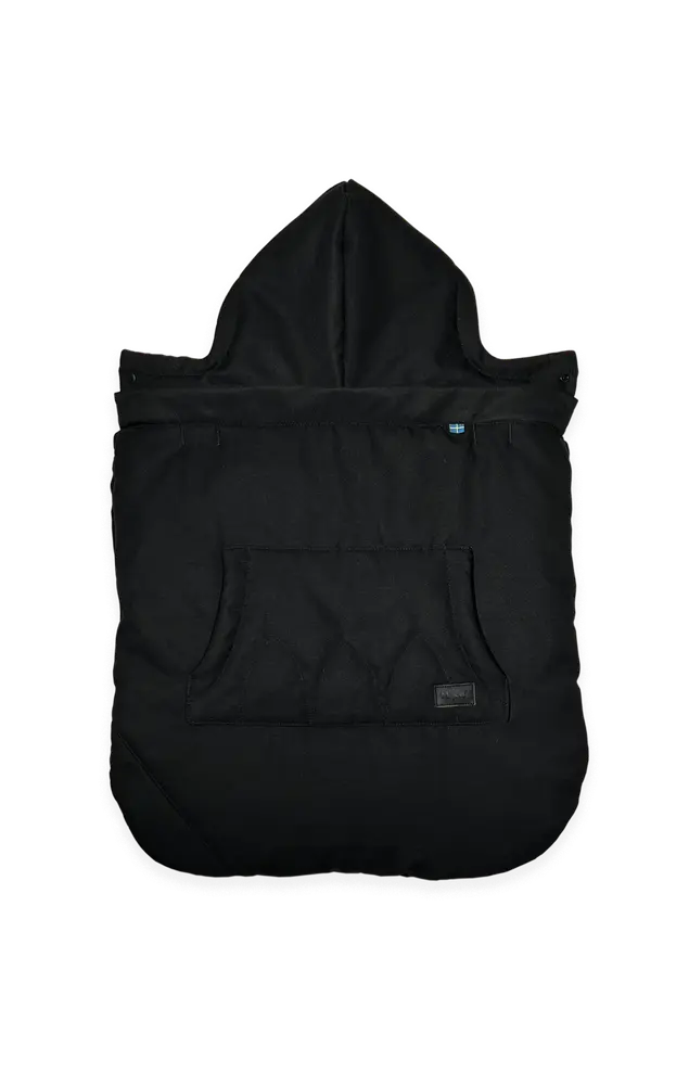 Najell All Weather Cover - Matte Black | Baby & Barn - Bärselar & bärsjalar | BabyMode