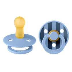 Napp Colour 2-pack Pin Latex 6-18 mån - Sky Blue Mix | Baby & Barn - Sköta - Nappar | BabyMode