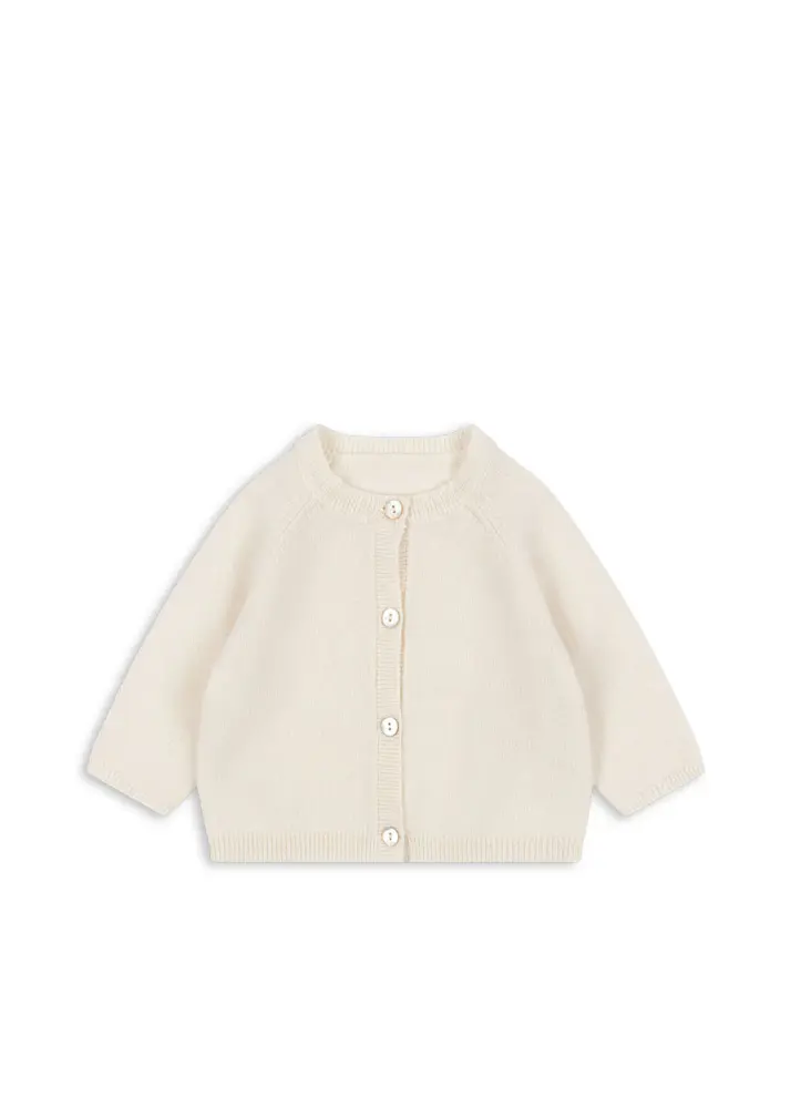Fanga Savora Kofta - Antique White - 9 MDR. | Barnkläder - Toppar - Koftor, västar & tröjor | BabyMode