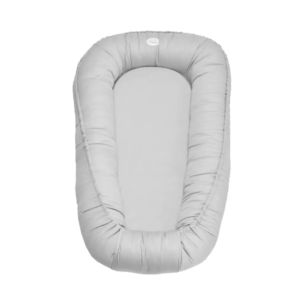 Mini Dreams Babynest Cozy - Ljusgrå | Baby & Barn - Babynest | BabyMode
