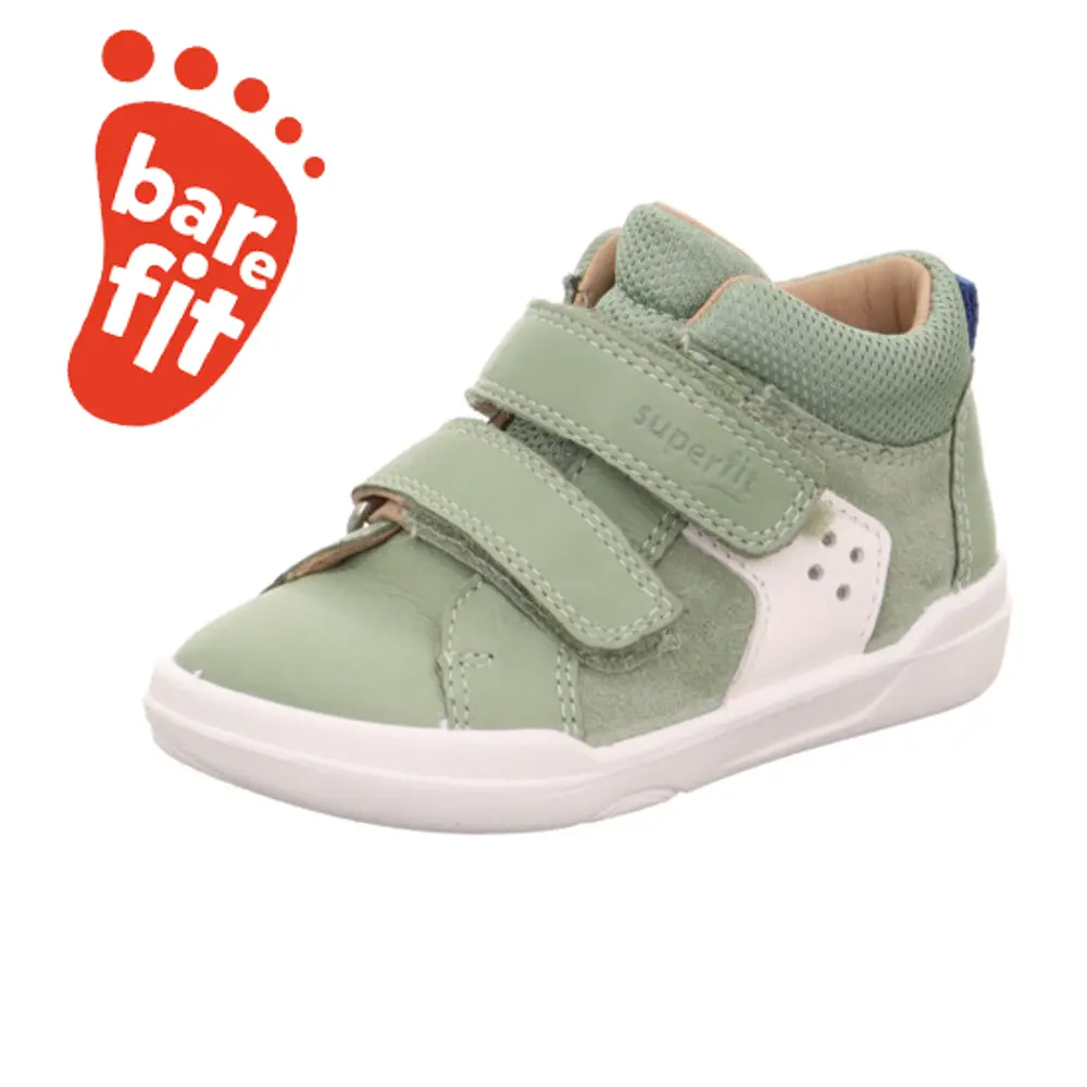 Superfree Barefoot Sneaker - Ljusgrön/Vit - 22 | Barnskor - Sneakers | BabyMode