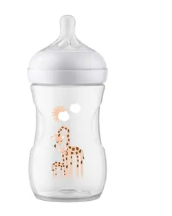 Natural Response Nappflaska 260 ml - Giraff | Baby & Barn - Äta - Nappflaskor | BabyMode