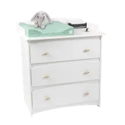 Nelly Skötbord - Vit | Barnrum - Möbler - Skötbord & byråer | BabyMode