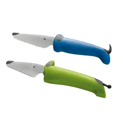 Knivset 2-pack - Grön/Blå | Baby & Barn - Äta - Bestick | BabyMode