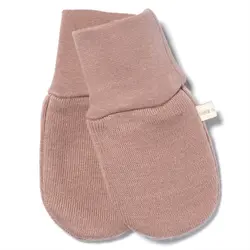 Babyvantar u/tot - Dusty rose | Kläder - Ull - Ullmössor, ullvantar och ulltossor | BabyMode