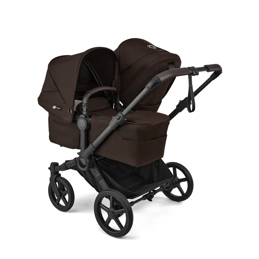 Bugaboo Donkey 6 Syskonvagn - Cocoa Brown | Barnvagnar - Syskon- & tvillingvagnar - Syskon/tvillingvagnar | BabyMode