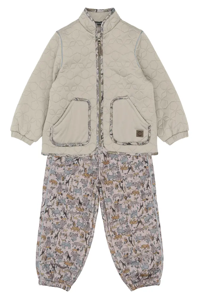 Soft Thermo Set - Zoo AOP - 104 | Barnkläder - Ytterplagg - Termokläder | BabyMode