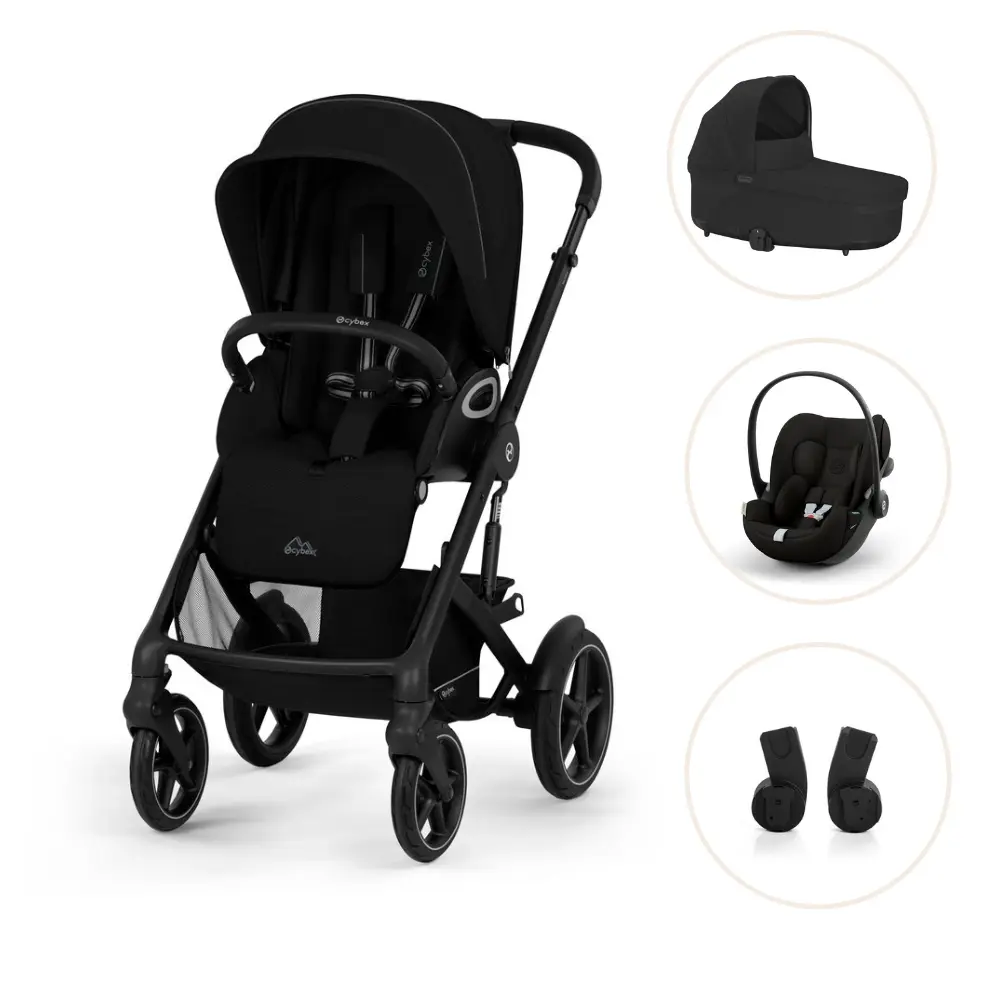 Cybex Talos S Lux 2026 Duovagn inkl. Cloud G & Adapter - Moon Black