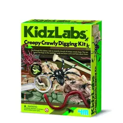 Kidzlabs /Creepy Crawly Digging Kit | Leksaker - Kreativ lek - Experiment | BabyMode