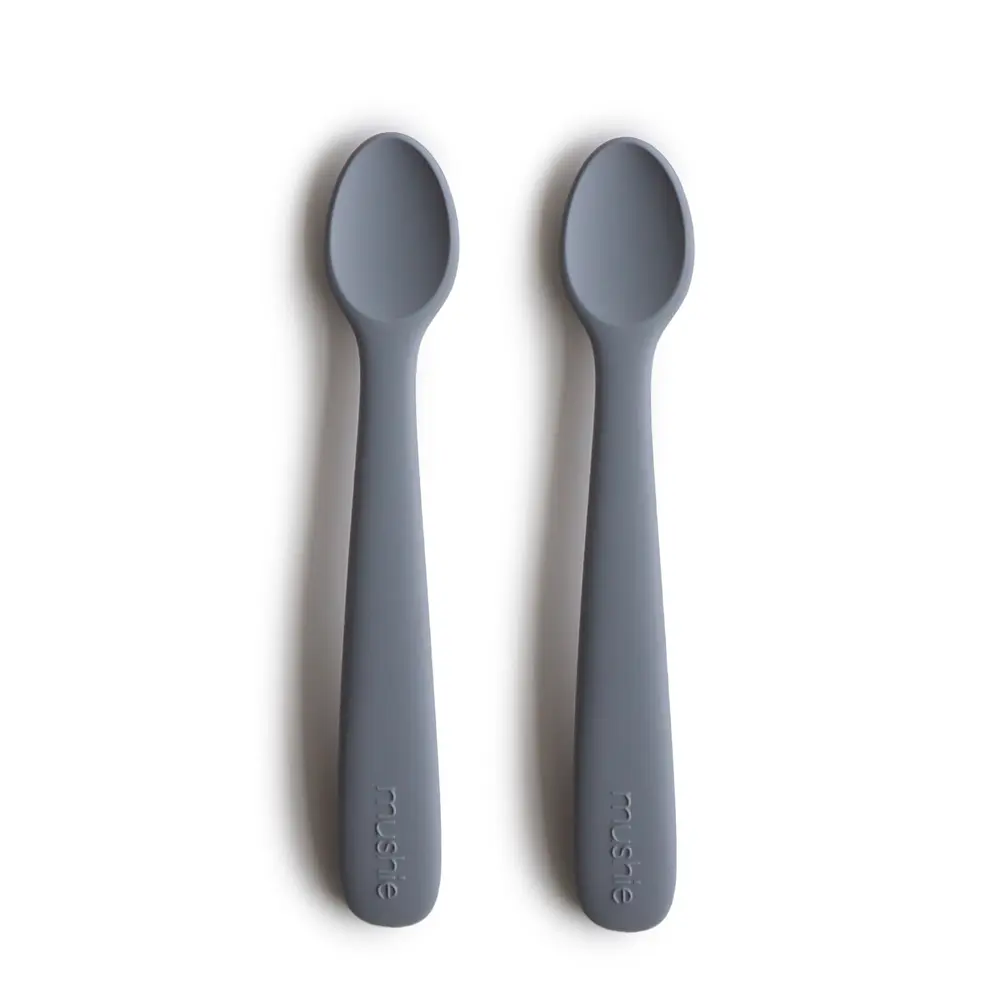 Mushie Silikonsked 2-pack - Tradewinds | Baby & Barn - Äta - Barnserviser | BabyMode