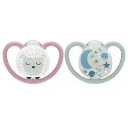 Sugnapp Silikon Space Night 6-18 mån - Sheep | Baby & Barn - Sköta - Nappar | BabyMode