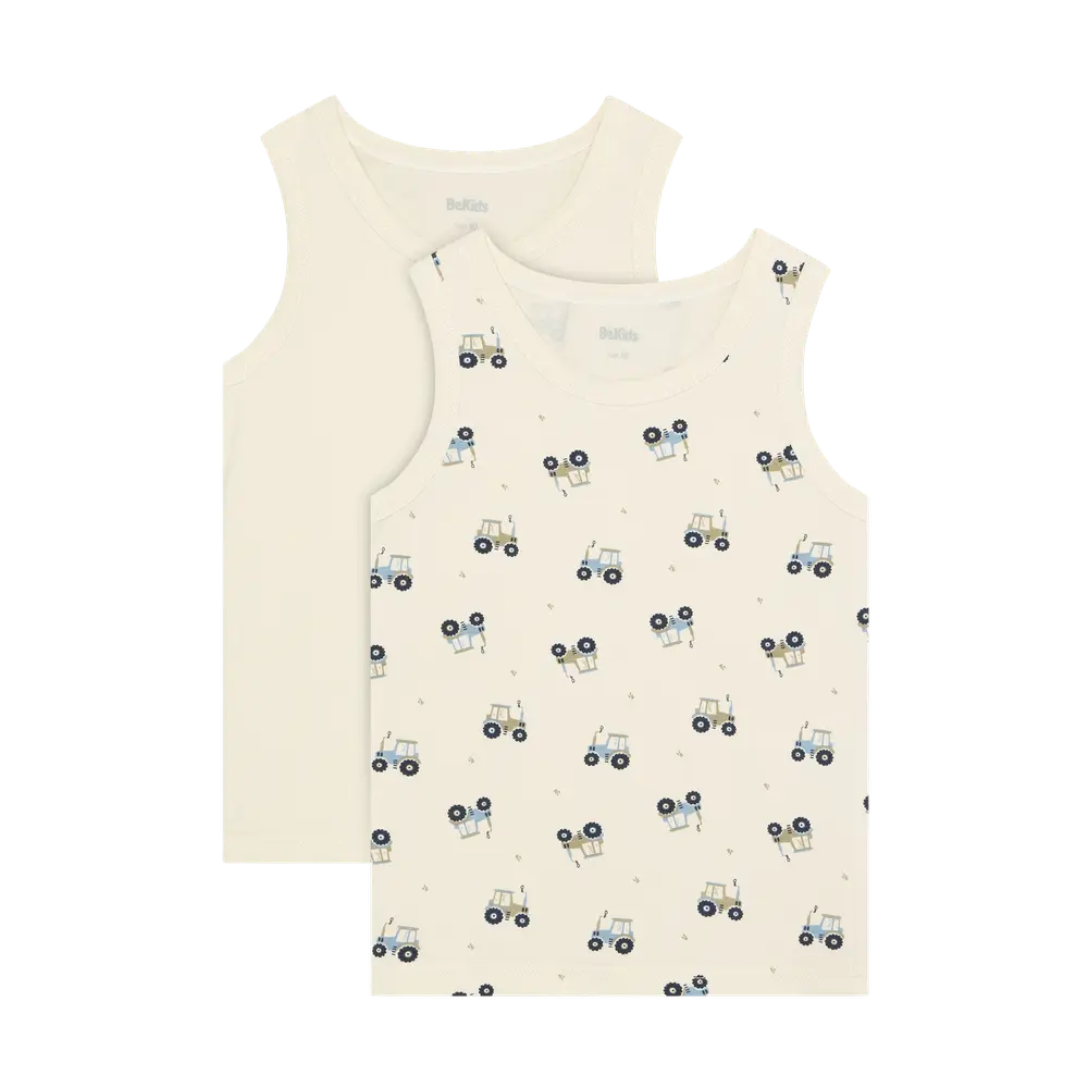 Linne 2-pack - Faded Denim - 110 | Barnkläder - Underkläder & pyjamas - Underkläder | BabyMode