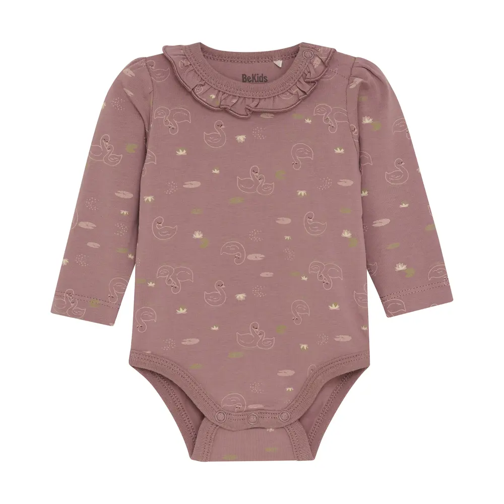 Långärmad Body Solid - 5707 - 90 | Barnkläder - Bodys & overaller - Långärmad body | BabyMode