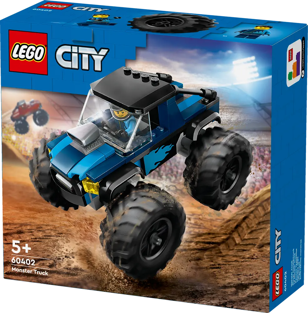 Blå Monstertruck