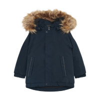 Color Kids Parka M. Fake Fur - Total Eclipse