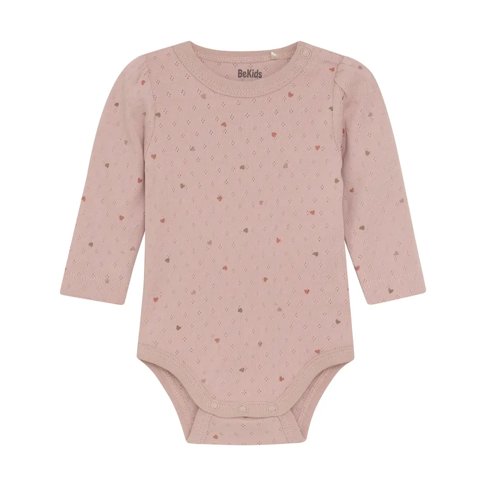 Långärmad Body - Shadow Gray - 90 | Barnkläder - Bodys & overaller - Långärmad body | BabyMode