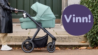Vinn en Odder Evoke barnvagn