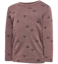 Långärmad Tröja Ull - Twilight Mauve | Kläder - Ull - Ulltröjor | BabyMode