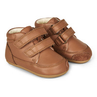 Lära-gå-skor - Cognac